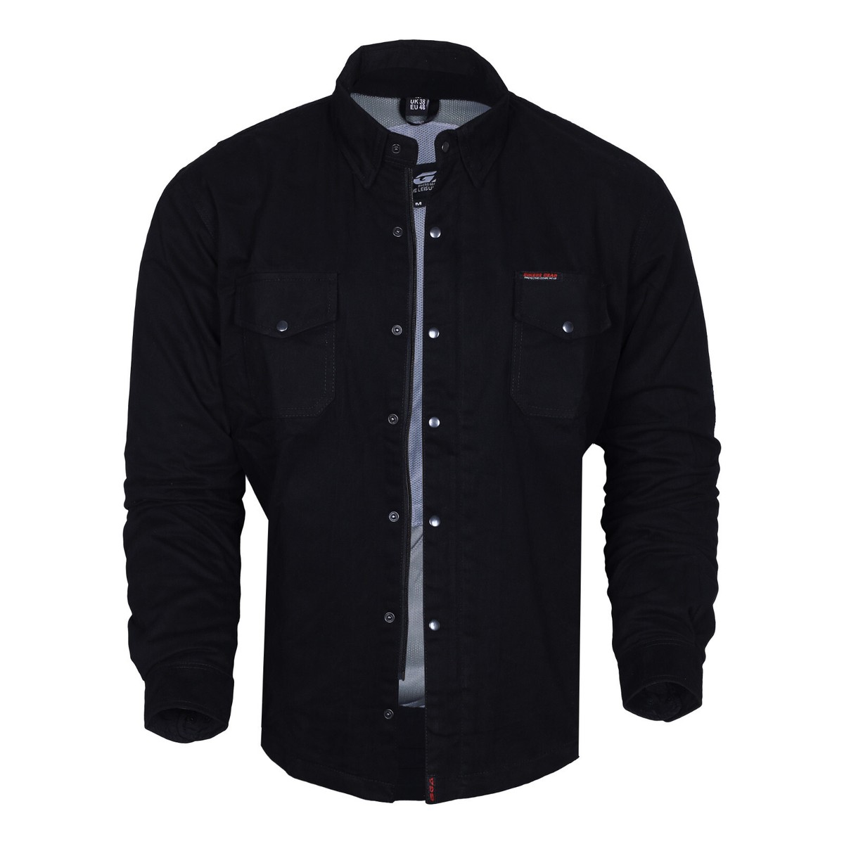Chemise Décontractée Honda - Taille XL, Noir, 3 Boutons, Occasion Très Bon état