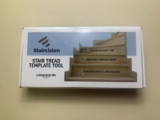 Staircision Stair Tread Template Tool - Stair Gauge Set with Pencil  Level