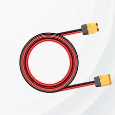 35cm/1ft 10 AWG XT60 to XT60 Female to Male Connector Solar Extension Cable New