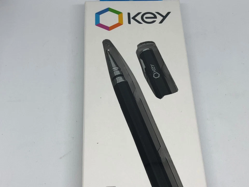 Key STYLUS con bolígrafo incorporado para teléfonos inteligentes y tabletas - negro/cromo Foto 2 de 4