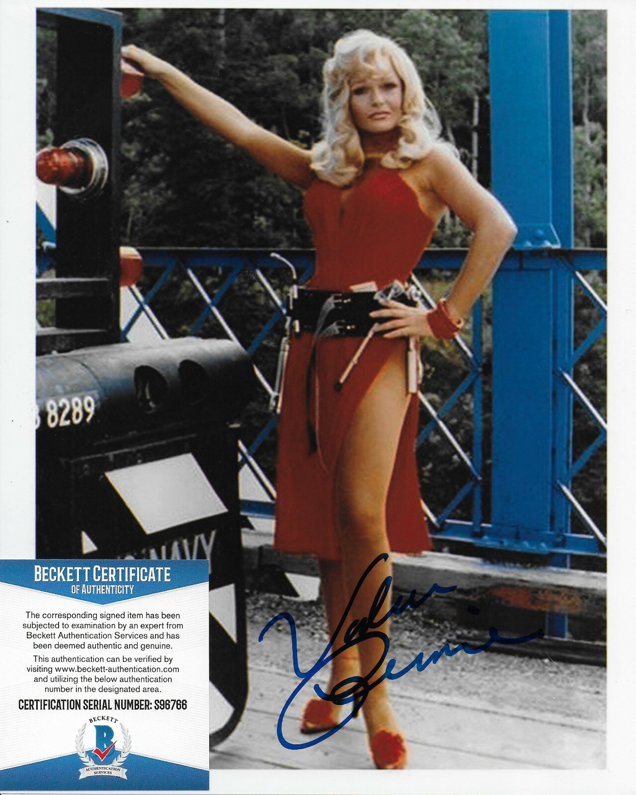 Valerie Perrine Superman Original Autographed 8X10 photo 2 w/JSA COA