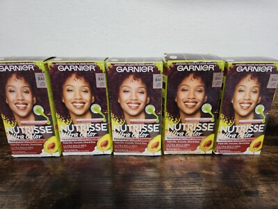 5 Garnier Nutrisse Nourishing Color Creme RA1~Red Autumn 
