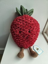  Retired  Jellycat Amuseables Strawberry Authantic BNWT - Ship from US