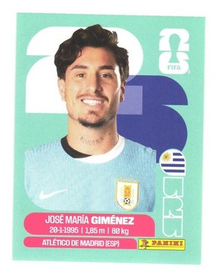Panini FIFA WM 2026 World Cup  Sticker Uruguay URU 5 Jose Maria Gimenez