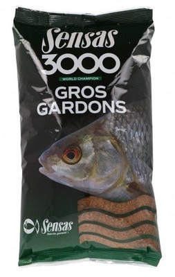 Sensas 3000 Gros Gardons - für große Rotaugen - 1kg Grundfutter 