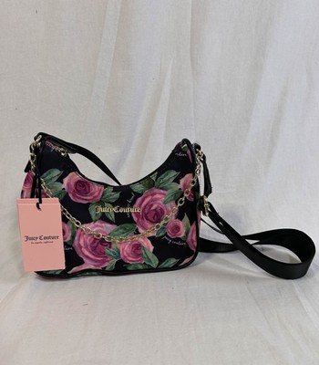 Vintage Juicy Couture Trashy Y2K Floral Crossbody Purse Baby Phat Style Bag NEW