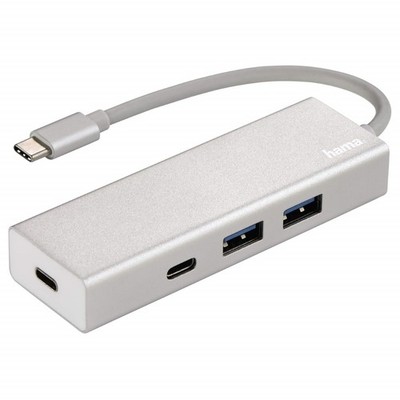 Hama USB-C USB-Hub Type-C 3.1 Verteiler 1:4 USB Adapter 2x USB-A 2x USB-C Port