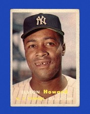 1957 Topps Set-Break # 82 Elston Howard VG-VGEX *GMCARDS*