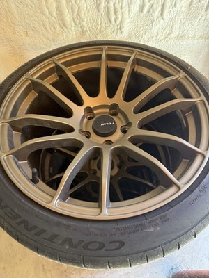 AVID.1 AV-20 Wheel 18x8 Bronze SET OF 4 WITH TIRES CONTINENTAL 245
