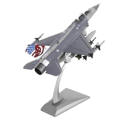 Alloy F16 Fighting Falcon Diecast Mit Display Stand Decor Collectables