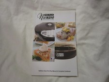 2014 Nuwave Oven Pro Plus Manual & Complete Cookbook Nu Wave Infrared Oven Guide