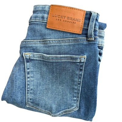 Lucky Brand Mid Rise Ava Skinny Ankle Jeans Blue Wash Women's Size 0/25 W26L25