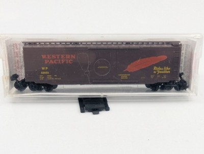 Micro-Trains #32180 Western Pacific 50' Standard Boxcar Plug Door N scale