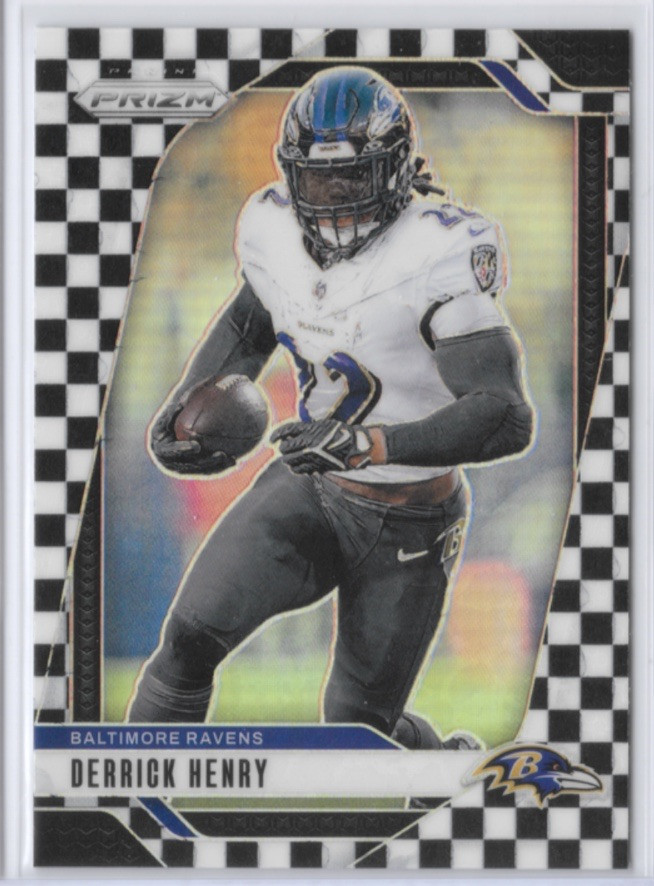 2024 Panini Prizm - Derrick Henry #20 Black & White Checker Prizm