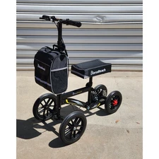 Blessreach Knee Walker Steerable Scooter Black WB2202-T Medical All-Terrain Disc