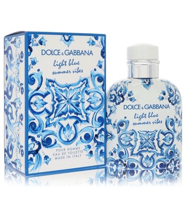 Dolce & Gabbana Light Blue Pour Homme Summer Vibes 2.5 fl oz NIB Sealed EDT