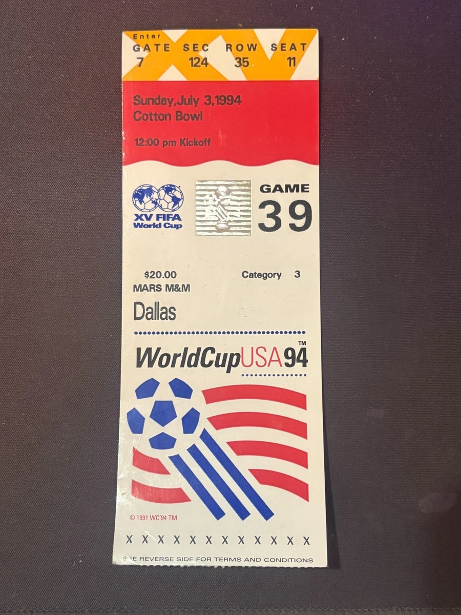 Soccer Original Vintage Sports Memorabilia 1994 for sale | eBay