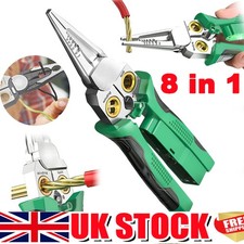 8 in 1 Wire Stripper Tool with Voltage Tester and Cable s for Electricians