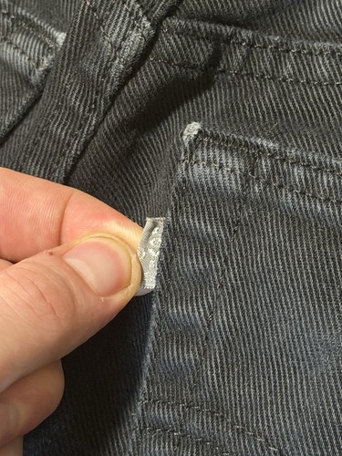 Vintage Levi Silver Tab Jeans Mens 30x32 Black Loose Fit Y2K 90s USA Made Baggy by Levi's, $50.99 - Photo 8