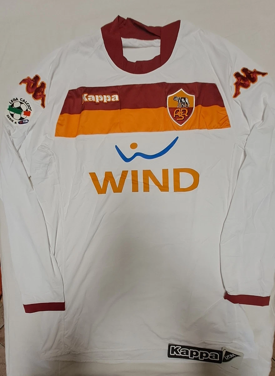 Maillot De Football Vintage AS Roma 80/81 - Taille S, Numéro 5 Falcao, En Laine (lanetta), Neuf