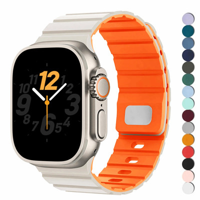 Silicone Band for Apple Watch Ultra SE 11 10 9 8 7 6 5 4 3 2 1 40/42/44/45/49mm