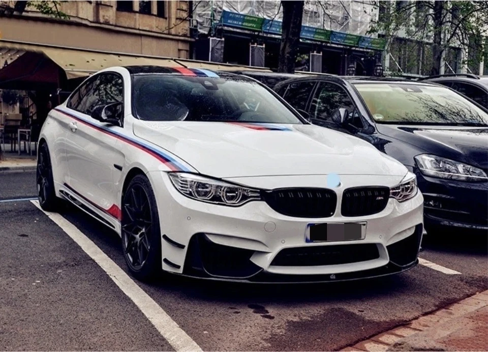 Graphics Tricolor Racing Stripe Car Sticker For BMW M4 M3 M5 M Performance Decal Foto 3 de 4
