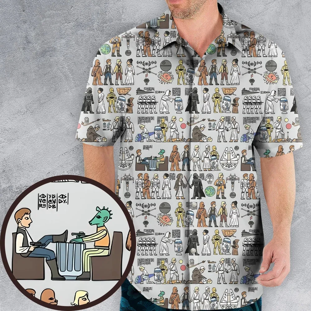 Egyptian Galaxy Wars Hawaiian Shirt