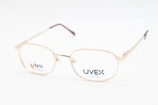 NEW UVEX BC104A GOLD CS64 AUTHENTIC DESIGNER EYEGLASSES 51-19