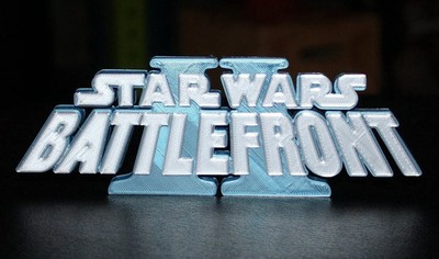 Battlefront II Video Game 3D printed Logo Sign Wall Desk Shelf Art