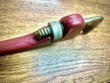 Vintage Adjustable Heavy Duty Red Pipe/Monkey Wrench 10” Sears 51658 VGC
