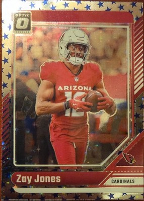 NFL, Arizona Cardinals, Donruss Optic, Zay Jones, Blue Star Prizm, No.4