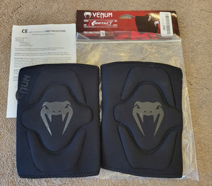 VENUM KONTACT PRO KNEE PADS Black Size Small