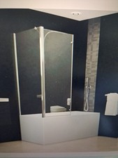 VidalXL Bi-Folding Shower Enclosure