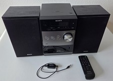 Sony HCT-FX205 Mini Stereo Kompakt Anlage CD USB MP3 mit BT Dongle schwarz