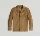 Polo Ralph Lauren Classic Fit Corduroy Camp Shirt Golden Brown NWT Men’s L