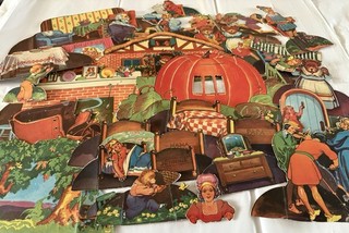 Ritagli di carta fiabe effimere vintage