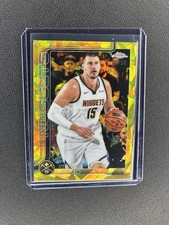 NIKOLA JOKIC 2025-26 TOPPS CHROME Sapphire  #25 GOLD REFRACTOR /50 NUGGETS