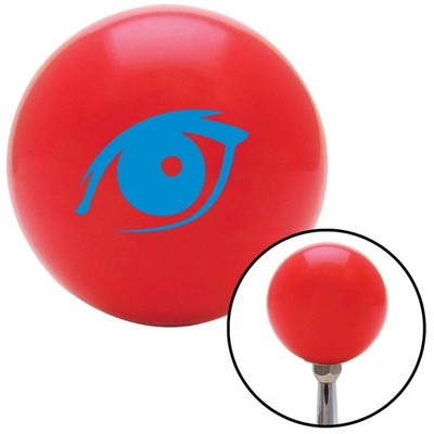 Blue One Eye Red Shift Knob w/ M16x1.5 Insert Shifter Auto Manual Custom Brody