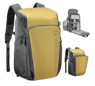 K&F CONCEPT Camera Backpack for Photographers 25L Large Dslr Waterproof Bag(NEW)