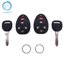 2 Pair Keyless Remote Car Fobkey For Chevrolet Malibu 08-2012 22733524 Kobgt04a