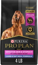 Purina Pro Plan Sensitive Skin and Sensitive Stomach Dog Food Lamb and Oat Meal