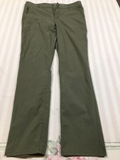 Weatherproof Pants, Men's Olive Green Stretch Waist/Legs Water Resistant 38X33