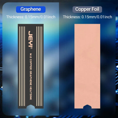 M.2 SSD Heat Sink Dual-Layer Graphene  Copper Foil Design Cooler Radiator Laptop