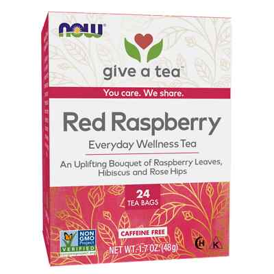 NOW FOODS Women's Righteous Raspberry Tea 24 Tea Bags