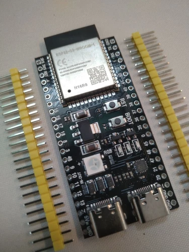 ESP32-S3-WROOM-1 - 8MB Flash 2MB PSRAM 2x USB C RGB LED - ESP S3 Dev Kit Arduino