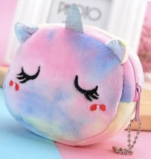 Unicorn Coin Bag Purse Wallet Girls Earphone Bag Small Key Holder Student Gift