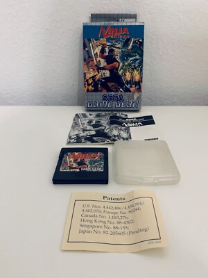 Ninja Gaiden Sega Game Gear in OVP mit Anleitung