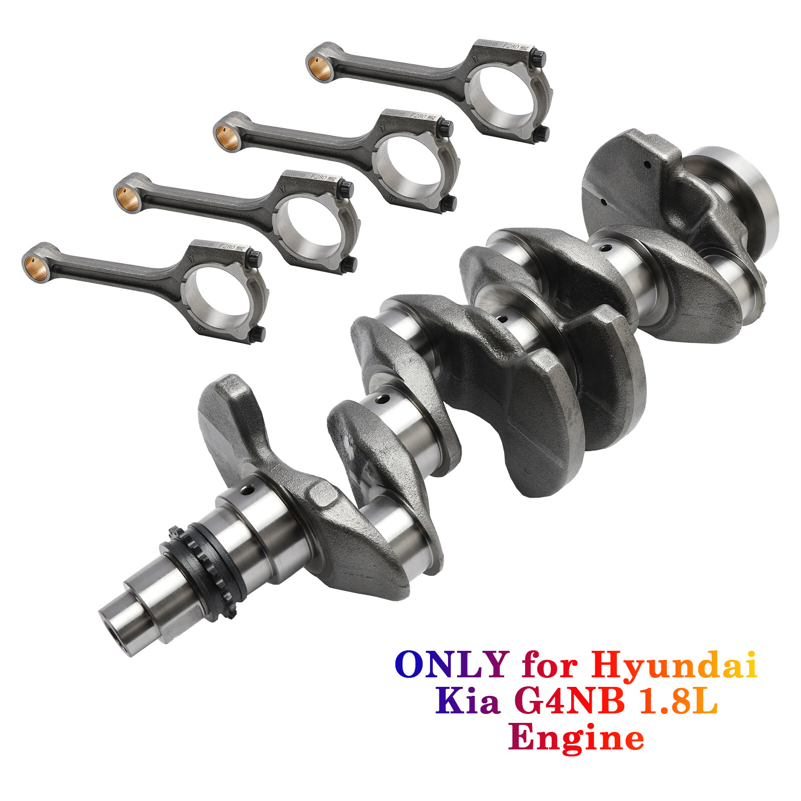 Hyundai Elantra KIA Forte K4 1.8L G4NB Engine Crankshaft & Connecting Rods