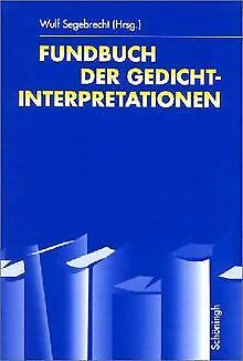 Fundbuch der Gedichtinterpretationen | Buch | Zustand gut - not specified