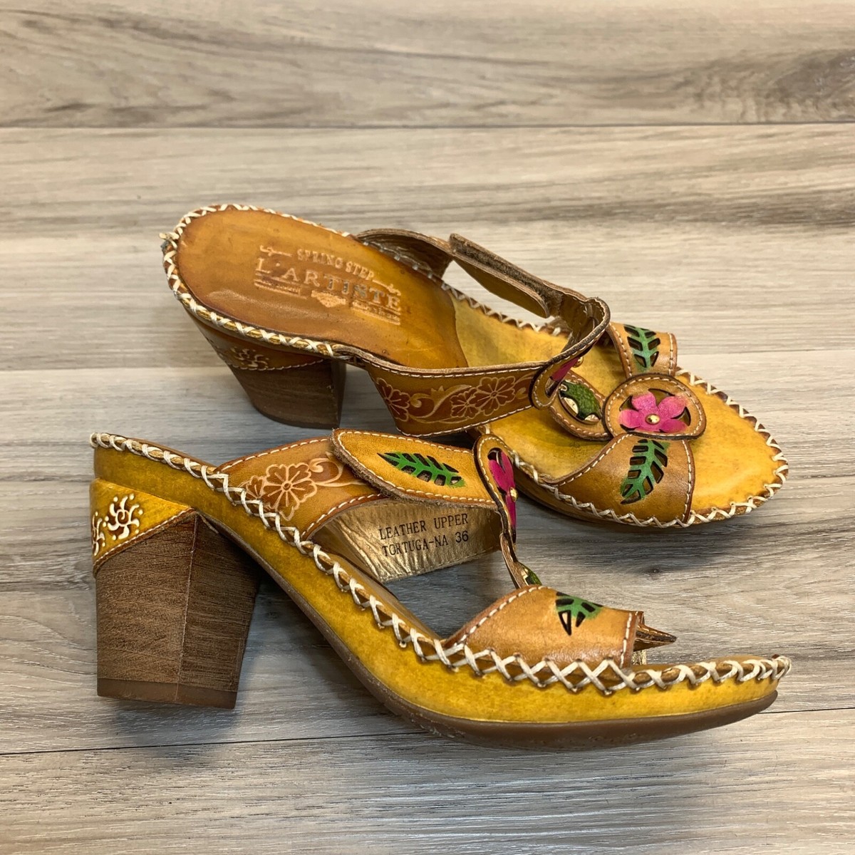 Spring Step Sandalias Yellow Shop Sandalias Montera Spring Step